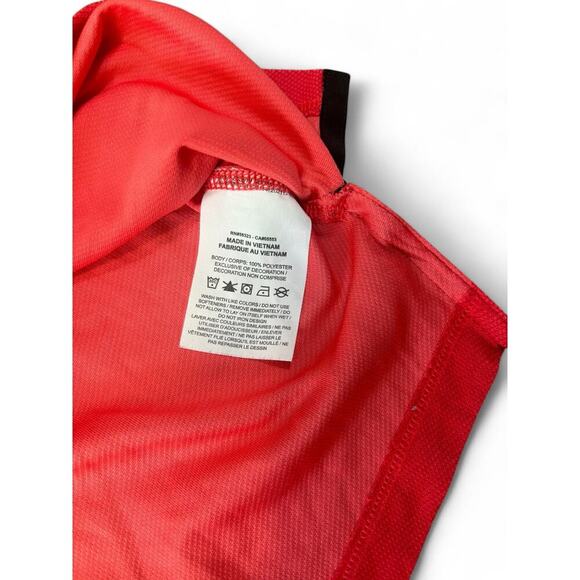 Nike ADV Tiger Woods Golf Pro Polo Shirt Top Dri Fit Red Size Medium - Picture 5 of 9